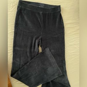 Aerie rib velour flare pants